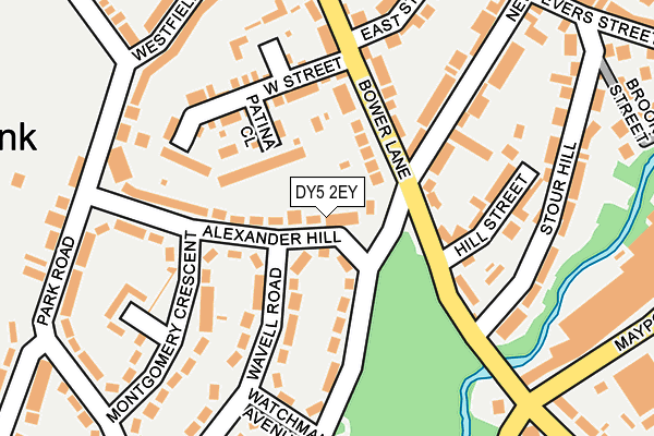 DY5 2EY map - OS OpenMap – Local (Ordnance Survey)