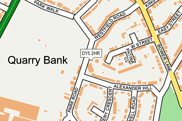 DY5 2HR map - OS OpenMap – Local (Ordnance Survey)
