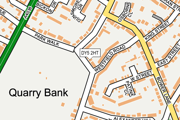 DY5 2HT map - OS OpenMap – Local (Ordnance Survey)