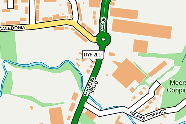 DY5 2LD map - OS OpenMap – Local (Ordnance Survey)