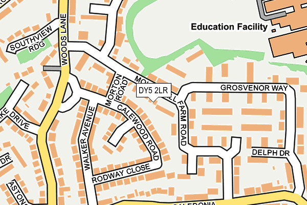 DY5 2LR map - OS OpenMap – Local (Ordnance Survey)