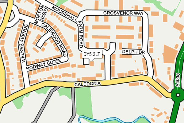 DY5 2LT map - OS OpenMap – Local (Ordnance Survey)
