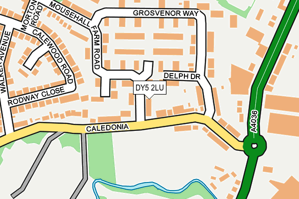 DY5 2LU map - OS OpenMap – Local (Ordnance Survey)