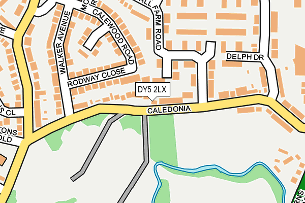 DY5 2LX map - OS OpenMap – Local (Ordnance Survey)