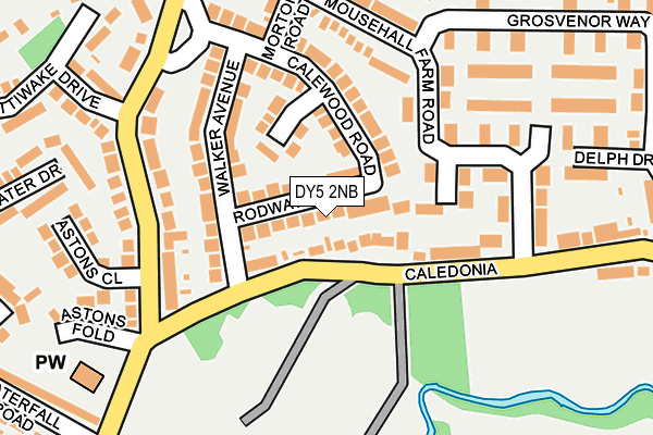 DY5 2NB map - OS OpenMap – Local (Ordnance Survey)
