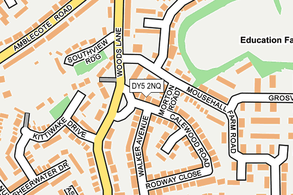 DY5 2NQ map - OS OpenMap – Local (Ordnance Survey)