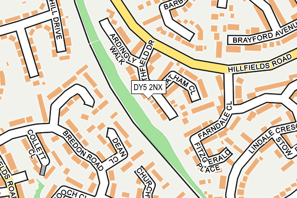 DY5 2NX map - OS OpenMap – Local (Ordnance Survey)