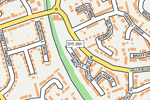 DY5 2NY map - OS OpenMap – Local (Ordnance Survey)
