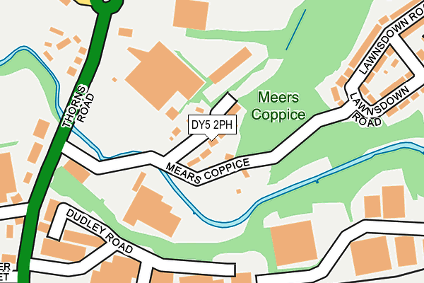 DY5 2PH map - OS OpenMap – Local (Ordnance Survey)