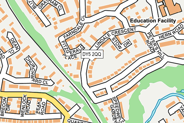 DY5 2QQ map - OS OpenMap – Local (Ordnance Survey)