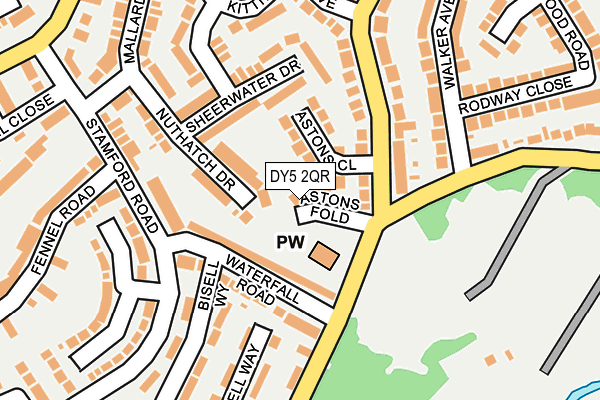 DY5 2QR map - OS OpenMap – Local (Ordnance Survey)