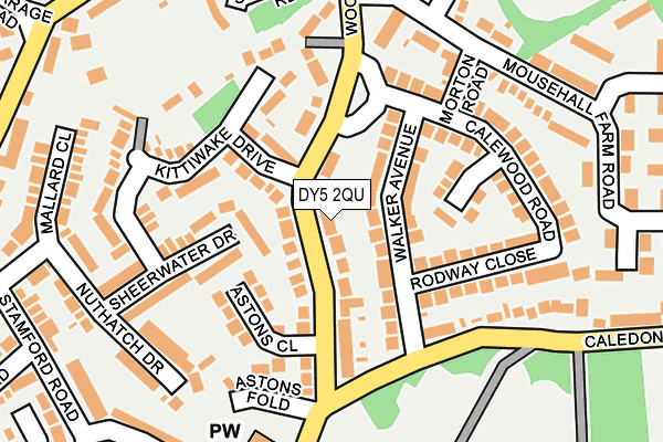 DY5 2QU map - OS OpenMap – Local (Ordnance Survey)