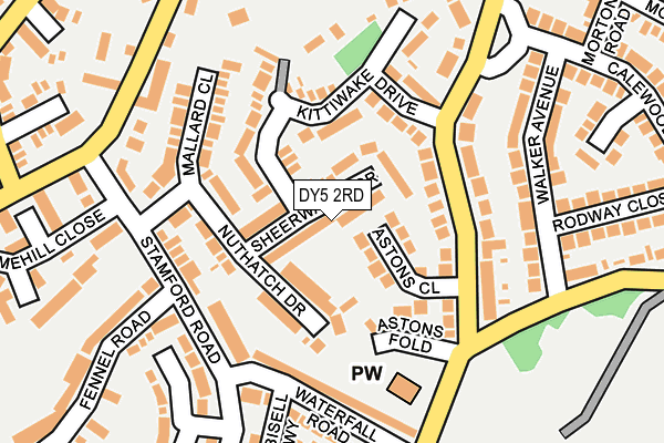 DY5 2RD map - OS OpenMap – Local (Ordnance Survey)