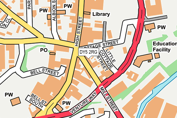 DY5 2RG map - OS OpenMap – Local (Ordnance Survey)