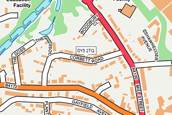 DY5 2TQ map - OS OpenMap – Local (Ordnance Survey)