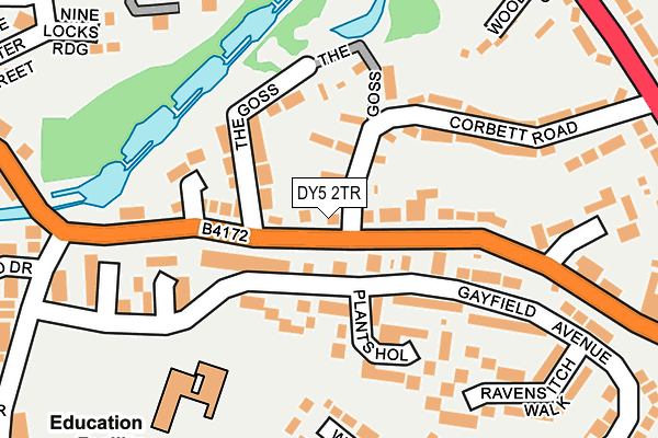 DY5 2TR map - OS OpenMap – Local (Ordnance Survey)