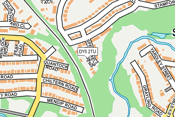 DY5 2TU map - OS OpenMap – Local (Ordnance Survey)