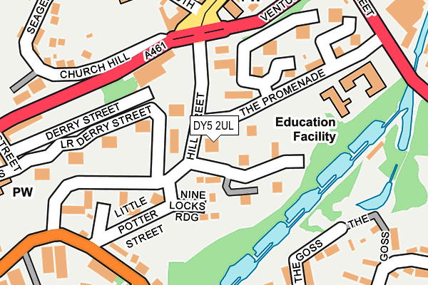 DY5 2UL map - OS OpenMap – Local (Ordnance Survey)