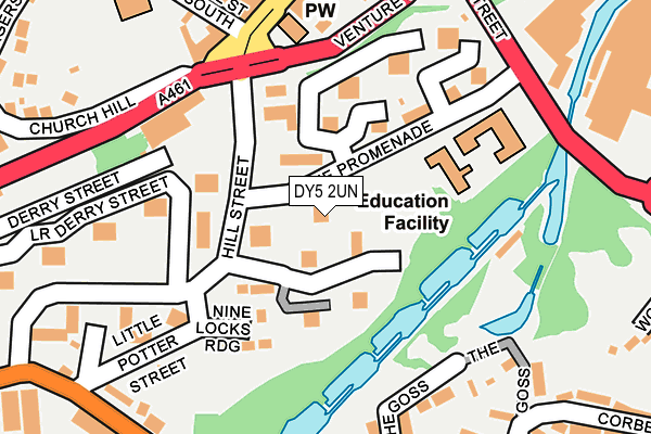 DY5 2UN map - OS OpenMap – Local (Ordnance Survey)