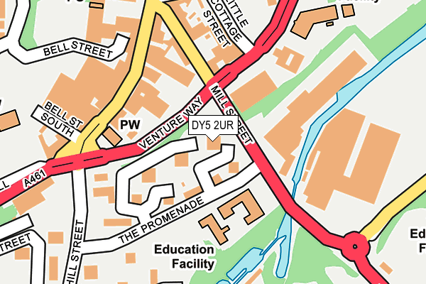 DY5 2UR map - OS OpenMap – Local (Ordnance Survey)