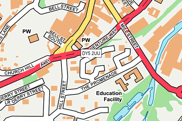 DY5 2UU map - OS OpenMap – Local (Ordnance Survey)