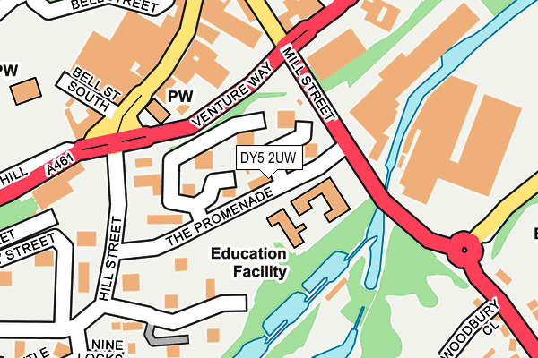 DY5 2UW map - OS OpenMap – Local (Ordnance Survey)