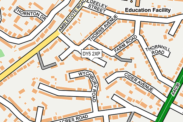 DY5 2XP map - OS OpenMap – Local (Ordnance Survey)