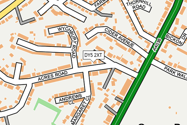 DY5 2XT map - OS OpenMap – Local (Ordnance Survey)