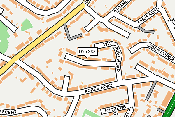 DY5 2XX map - OS OpenMap – Local (Ordnance Survey)