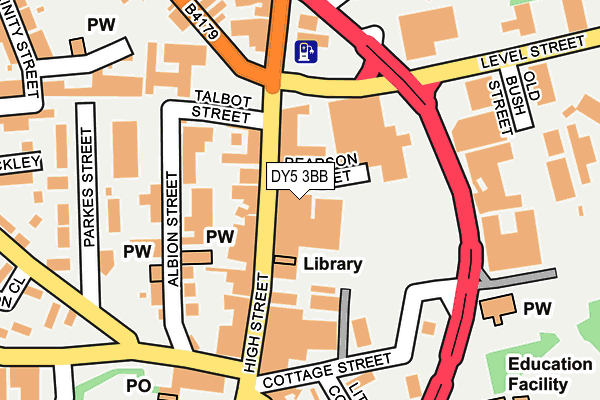 DY5 3BB map - OS OpenMap – Local (Ordnance Survey)