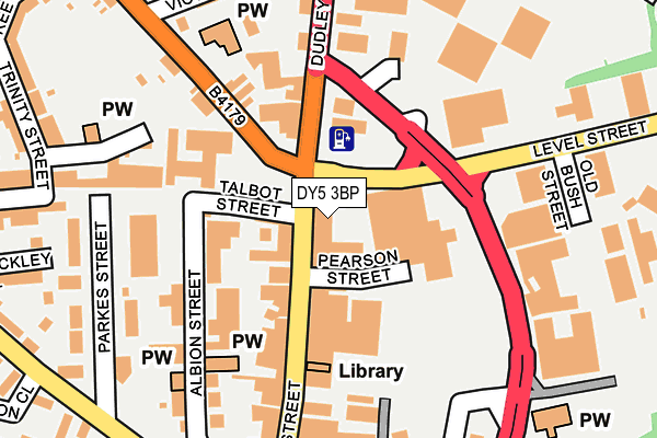 DY5 3BP map - OS OpenMap – Local (Ordnance Survey)