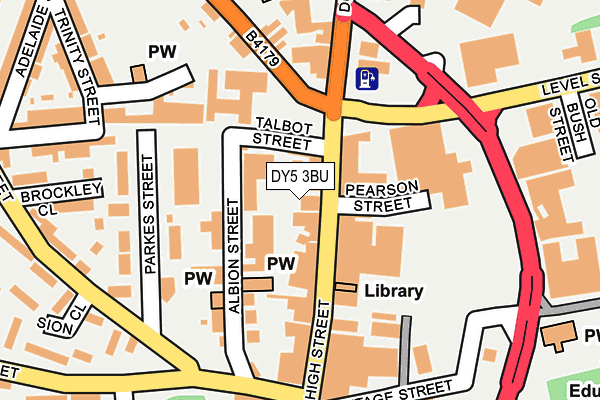 DY5 3BU map - OS OpenMap – Local (Ordnance Survey)
