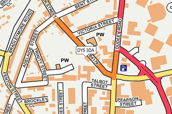 DY5 3DA map - OS OpenMap – Local (Ordnance Survey)