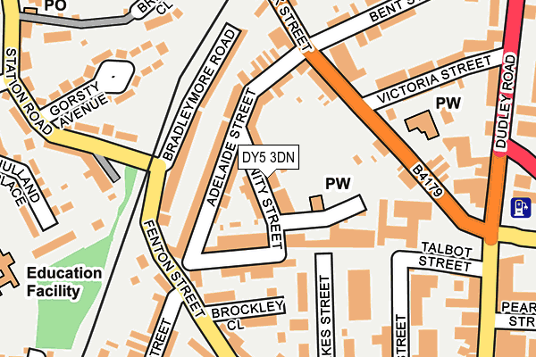 DY5 3DN map - OS OpenMap – Local (Ordnance Survey)