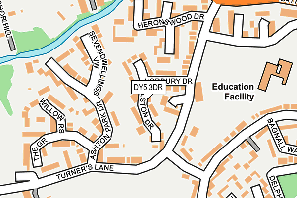 Map of GRIFFITHS FAMILY PROPERTIES LTD at local scale