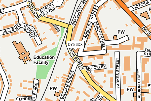 DY5 3DX map - OS OpenMap – Local (Ordnance Survey)