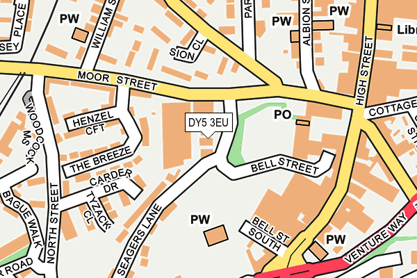 DY5 3EU map - OS OpenMap – Local (Ordnance Survey)