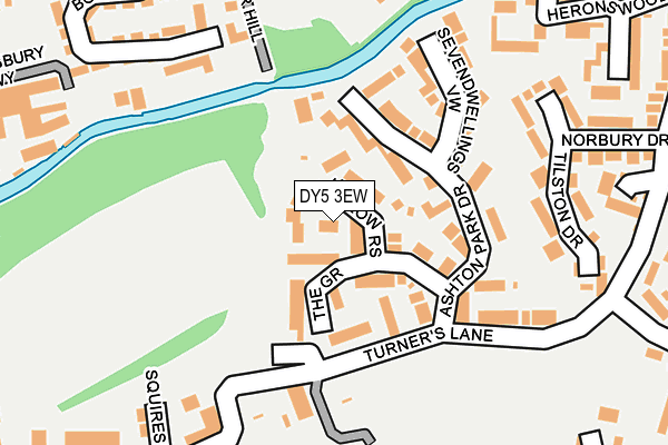 DY5 3EW map - OS OpenMap – Local (Ordnance Survey)