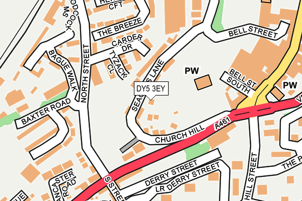 DY5 3EY map - OS OpenMap – Local (Ordnance Survey)