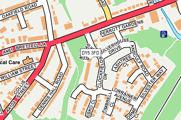 DY5 3FD map - OS OpenMap – Local (Ordnance Survey)