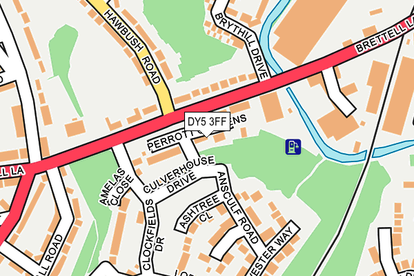 DY5 3FF map - OS OpenMap – Local (Ordnance Survey)