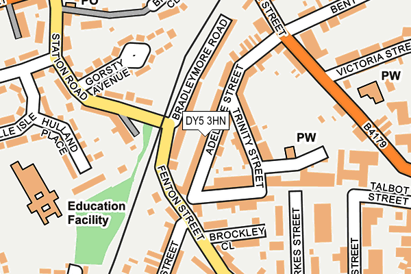 DY5 3HN map - OS OpenMap – Local (Ordnance Survey)
