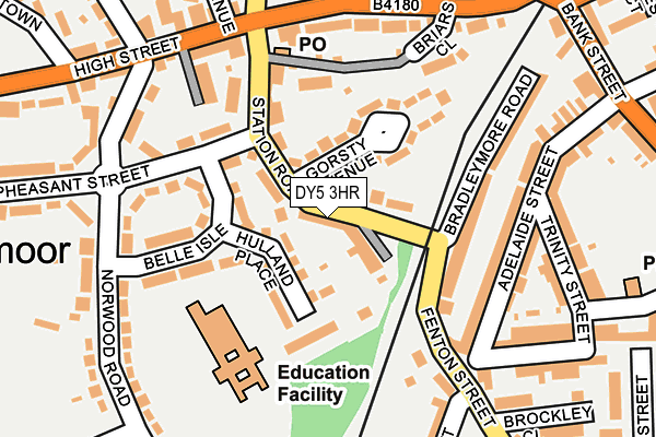 DY5 3HR map - OS OpenMap – Local (Ordnance Survey)