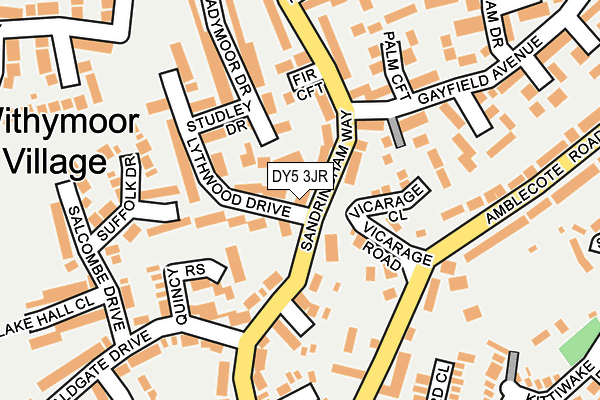 DY5 3JR map - OS OpenMap – Local (Ordnance Survey)