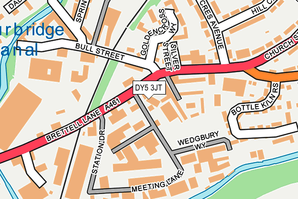 DY5 3JT map - OS OpenMap – Local (Ordnance Survey)