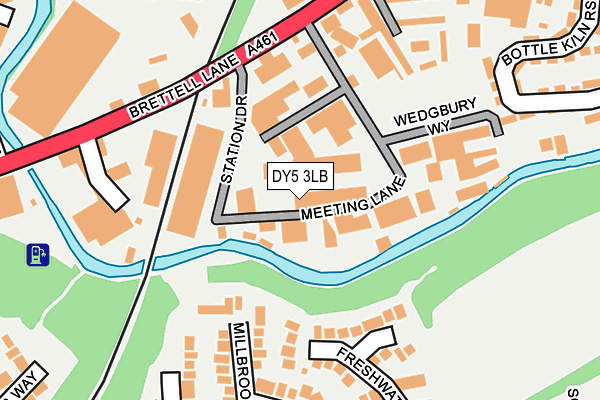 DY5 3LB map - OS OpenMap – Local (Ordnance Survey)