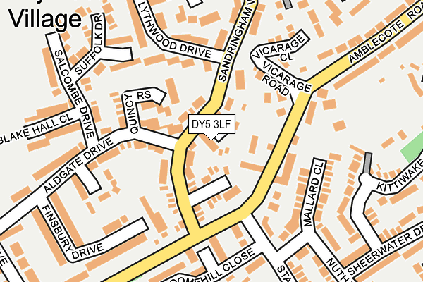 DY5 3LF map - OS OpenMap – Local (Ordnance Survey)