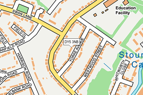 DY5 3NB map - OS OpenMap – Local (Ordnance Survey)