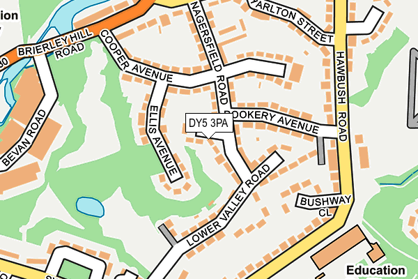 DY5 3PA map - OS OpenMap – Local (Ordnance Survey)