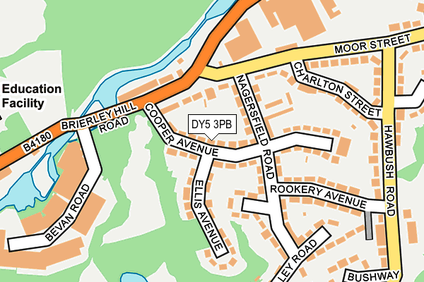DY5 3PB map - OS OpenMap – Local (Ordnance Survey)